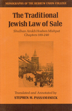 The Traditional Jewish Law of Sale