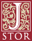 JSTOR Logo, the letter J surrounded by vines with the letters STOR below