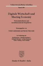 Digitale Wirtschaft und Sharing Economy.