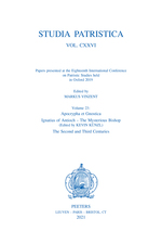 Studia Patristica. Vol. CXXVI - Papers presented at the Eighteenth International Conference on Patristic Studies held in Oxford 2019