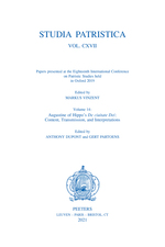 Studia Patristica. Vol. CXVII - Papers presented at the Eighteenth International Conference on Patristic Studies held in Oxford 2019
