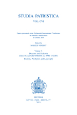 Studia Patristica. Vol. CVI - Papers presented at the Eighteenth International Conference on Patristic Studies held in Oxford 2019