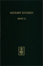 Mozart Studien Band 12