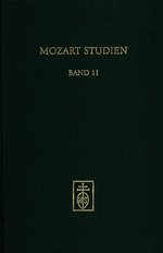 Mozart Studien Band 11